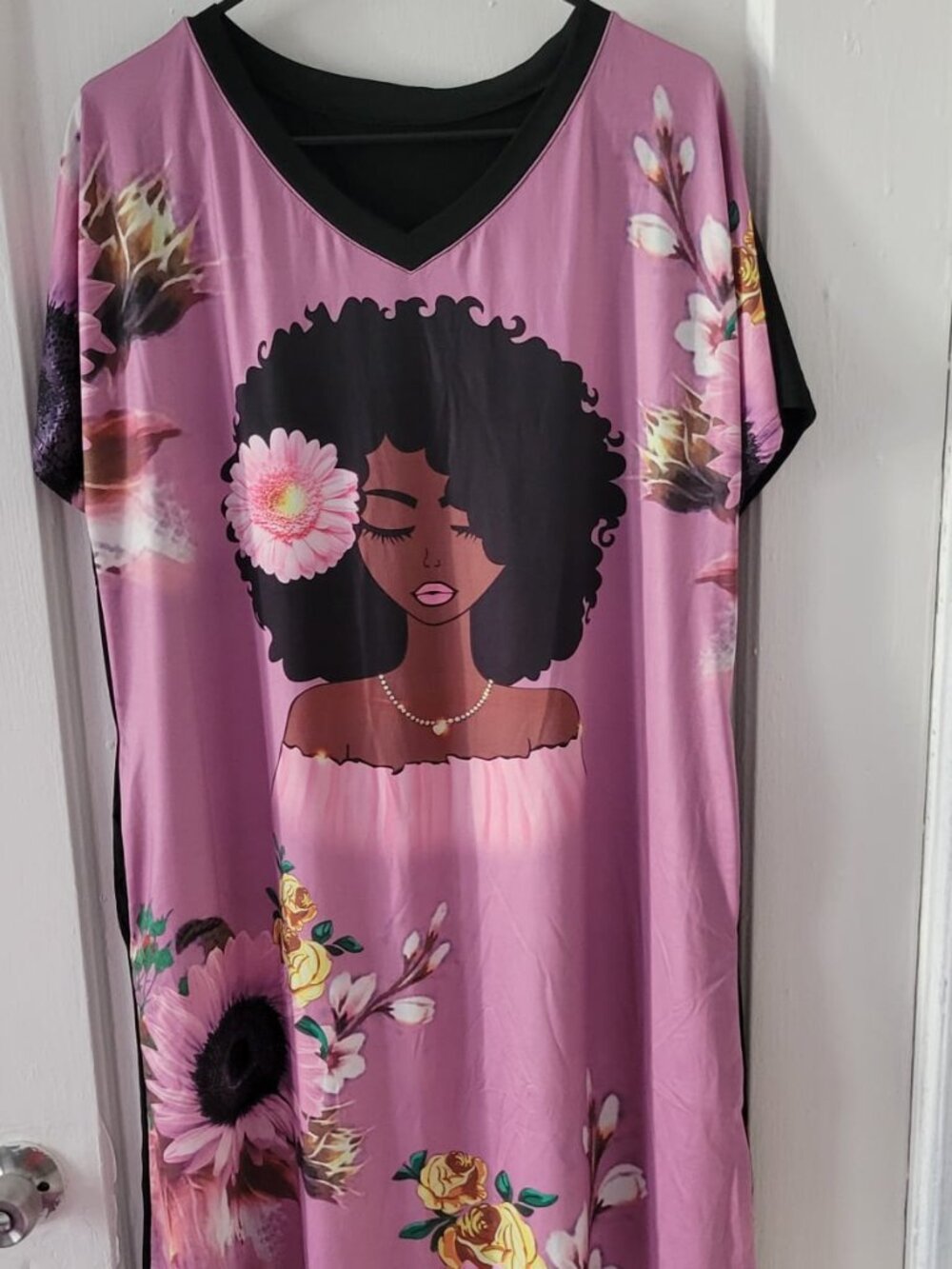 Maxi Dress Floral Print with Pockets